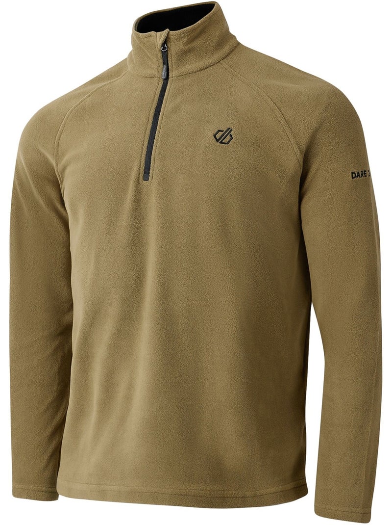 Haut polaire uni à col montant zippé freethink - dare 2b Vert olive - Kiabi