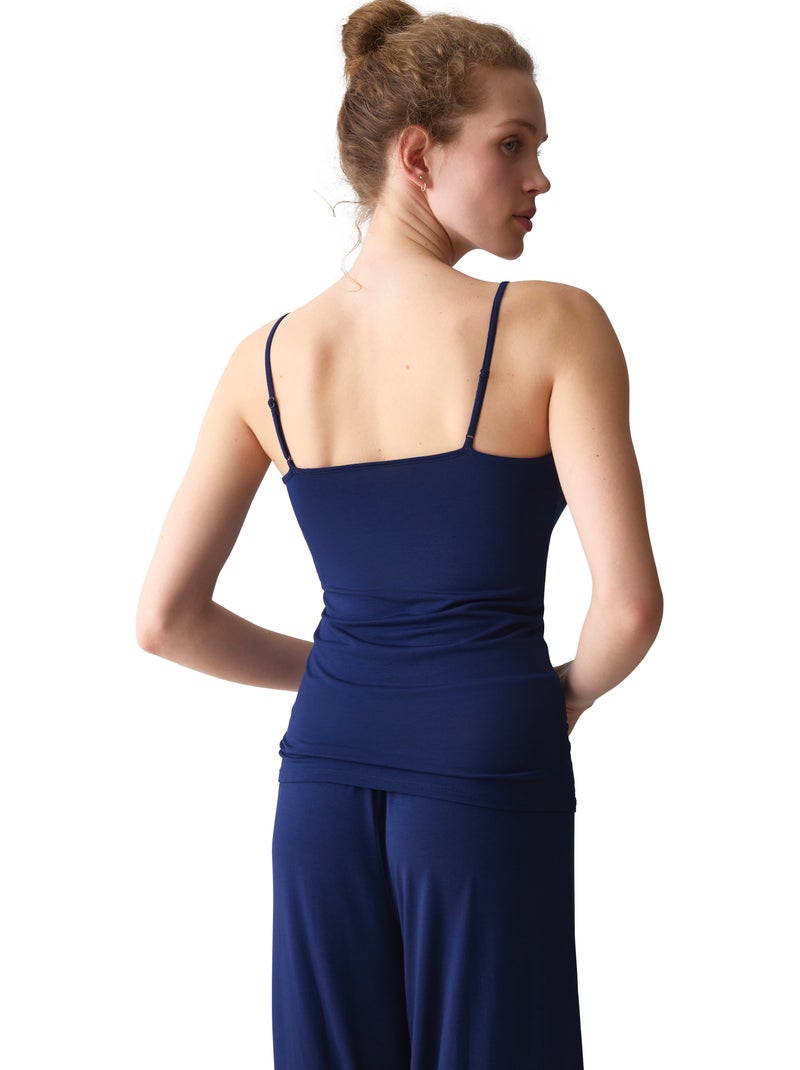 Haut pyjama caraco amourette Bleu - Kiabi