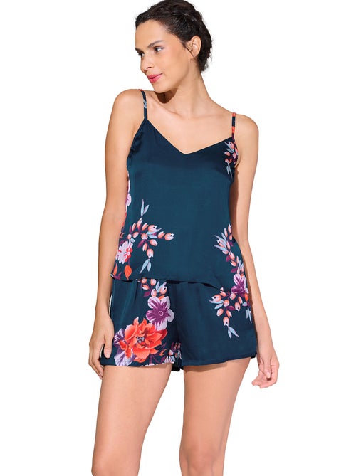 Haut pyjama caraco fines bretelles AMARYLLIS - Kiabi