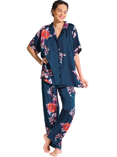 Haut pyjama chemise manches courtes AMARYLLIS - Kiabi