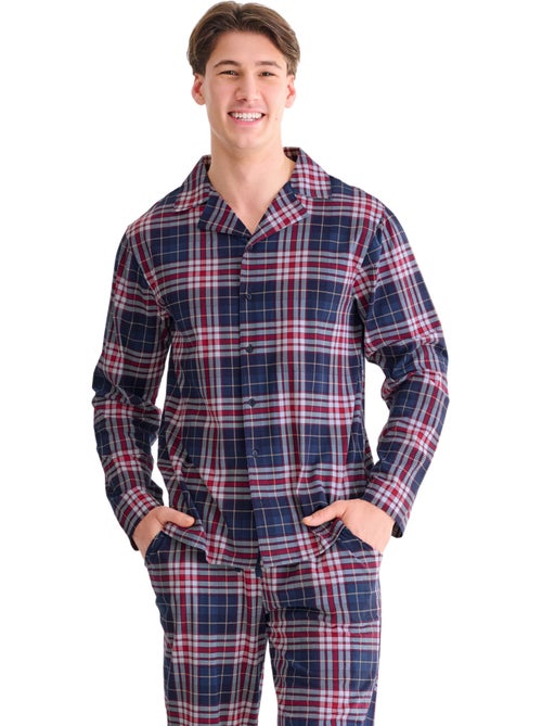 Haut pyjama chemise manches longues cosy nights - Kiabi Haut pyjama chemise manches longues cosy nights - Kiabi