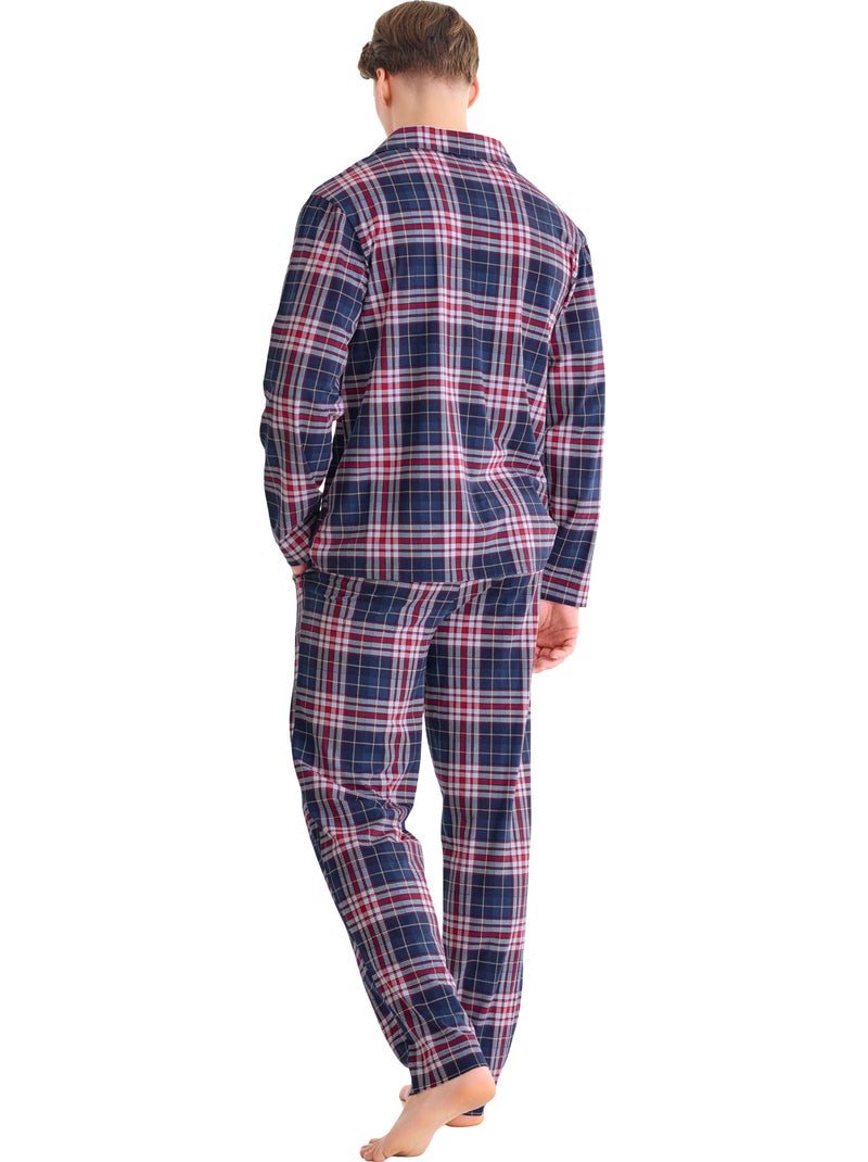 Haut pyjama chemise manches longues cosy nights Multicolore - Kiabi