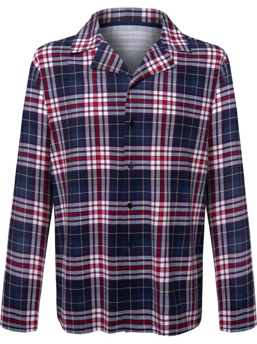 Haut pyjama chemise manches longues cosy nights - Kiabi Haut pyjama chemise manches longues cosy nights - Kiabi