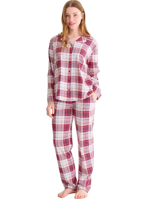 Haut pyjama chemise manches longues cosy nights - Kiabi