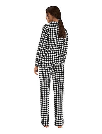 Haut pyjama chemise manches longues Mia