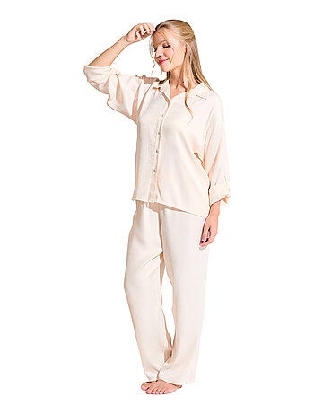 Haut pyjama chemise manches longues PARIS