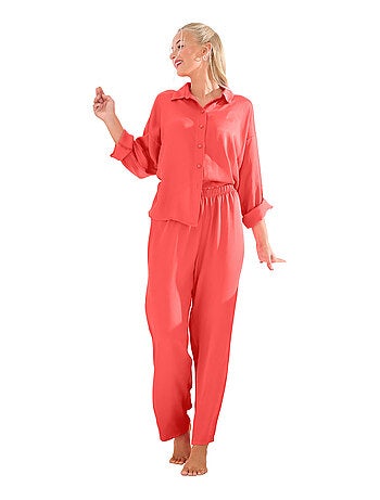Haut pyjama chemise manches longues PARIS