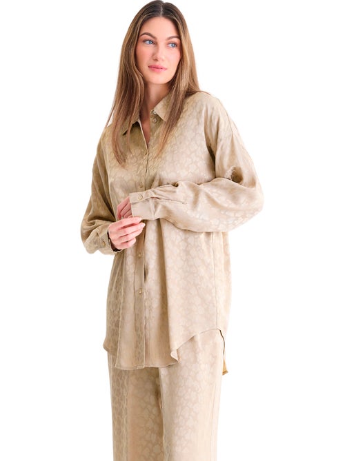 Haut pyjama chemise manches longues TALENA - Kiabi Haut pyjama chemise manches longues TALENA - Kiabi