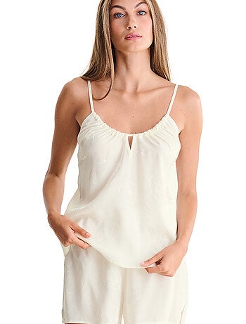 Haut pyjama débardeur caraco MIRACLE MARIAGE