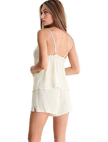 Haut pyjama débardeur caraco MIRACLE MARIAGE