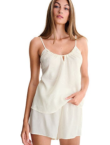 Haut pyjama débardeur caraco MIRACLE MARIAGE