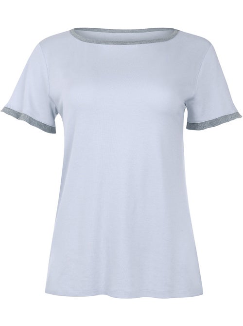 Haut pyjama t-shirt manches courtes Laura - Kiabi