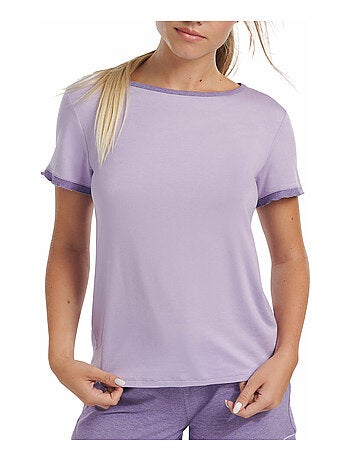 Haut pyjama t-shirt manches courtes Laura