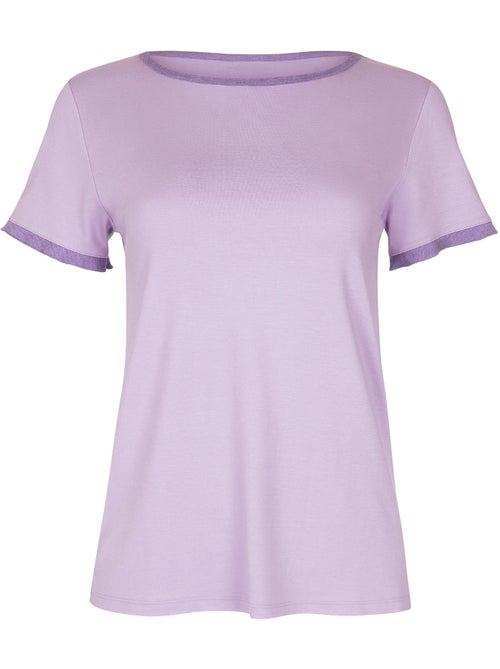 Haut pyjama t-shirt manches courtes Laura - Kiabi Haut pyjama t-shirt manches courtes Laura - Kiabi