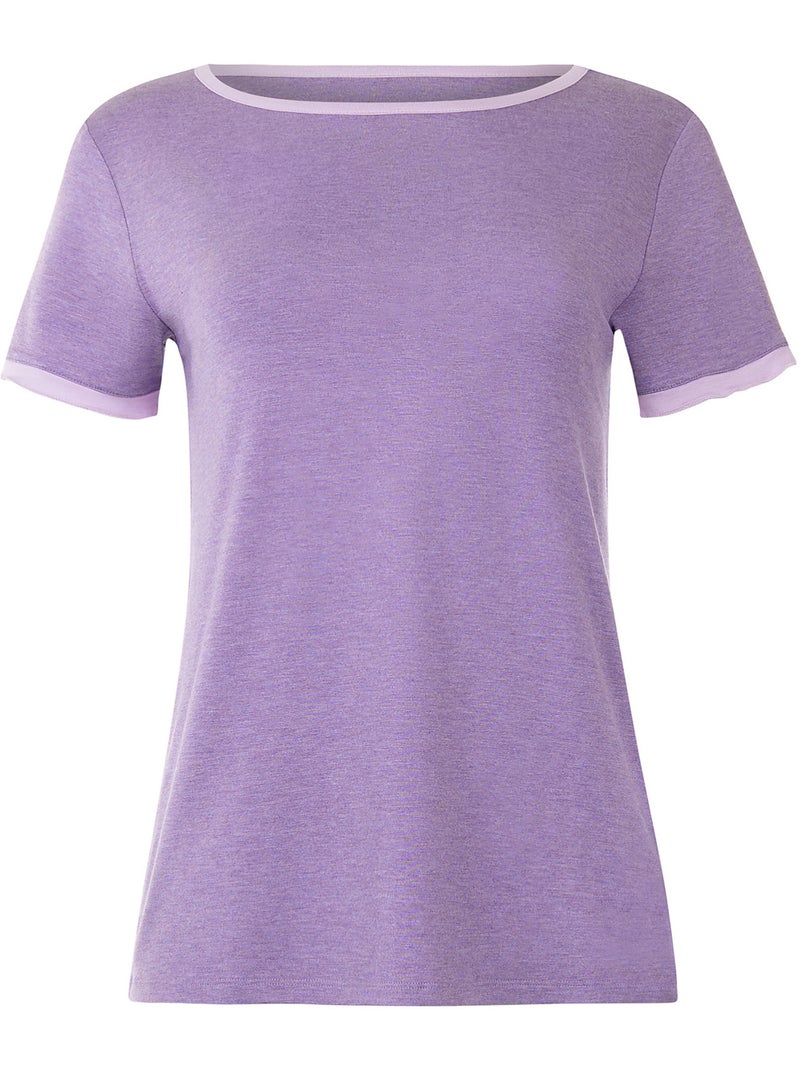 Haut pyjama t-shirt manches courtes Laura Violet - Kiabi