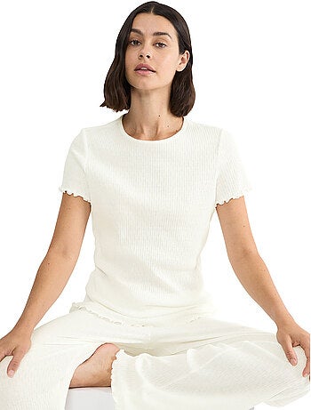 Haut pyjama t-shirt manches courtes MIX MATCH