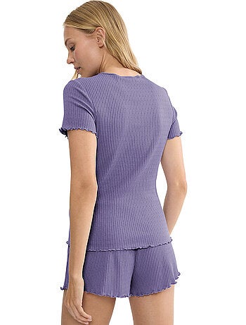 Haut pyjama t-shirt manches courtes MIX MATCH