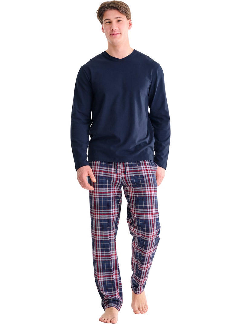 Haut pyjama top manches longues cosy nights Bleu - Kiabi
