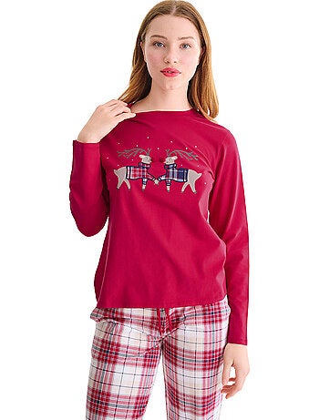 Haut pyjama top manches longues cosy nights