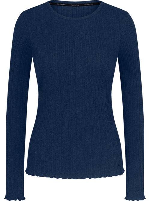 Haut pyjama top manches longues versatile rib - Kiabi Haut pyjama top manches longues versatile rib - Kiabi
