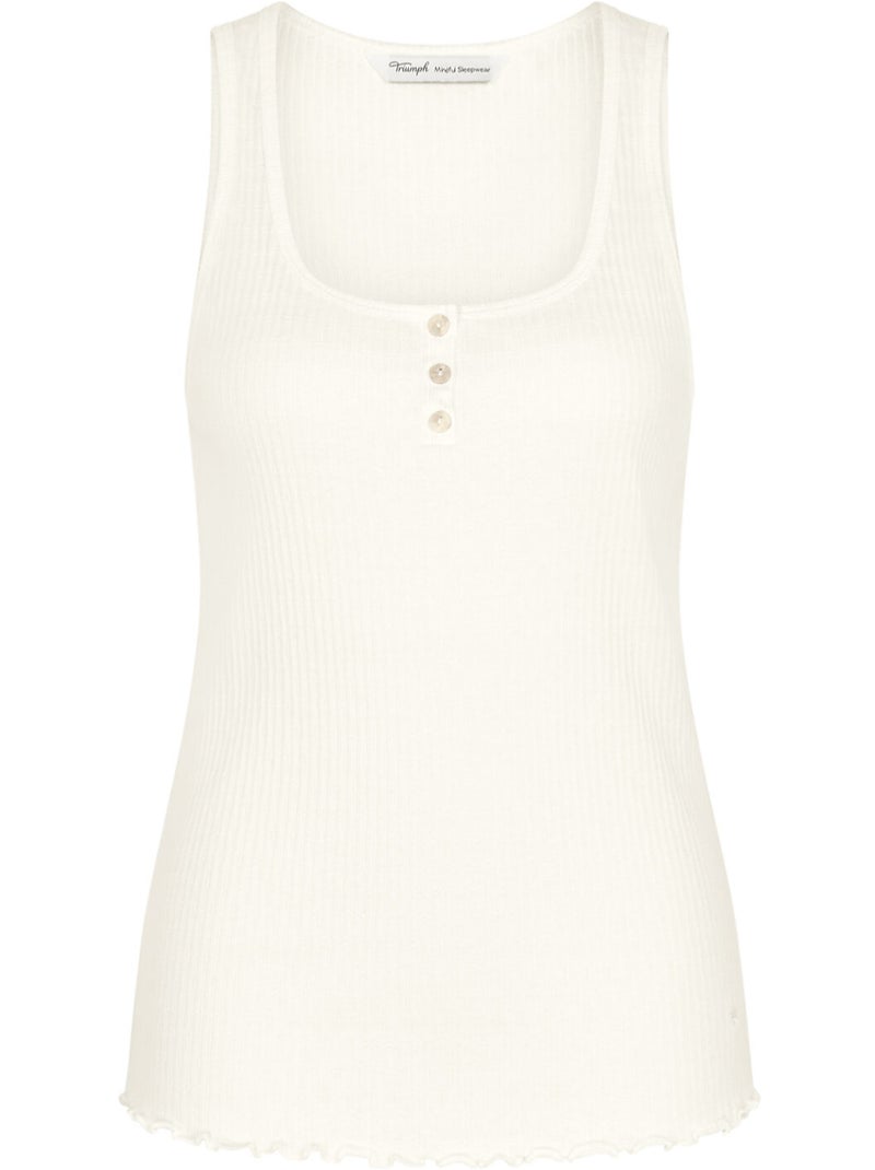 Haut pyjama top sans manches MIX MATCH Blanc - Kiabi