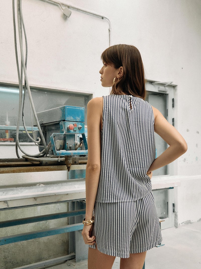 Haut rayé, MO Fashion Bleu - Kiabi
