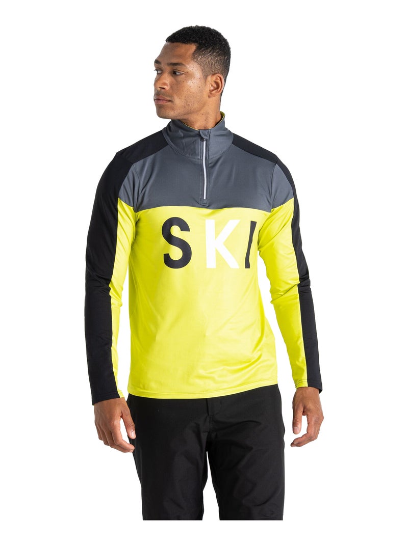 Haut thermique ski - dare 2b Jaune - Kiabi