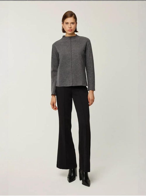 Haut tricoté à demi-col roulé - Kiabi
