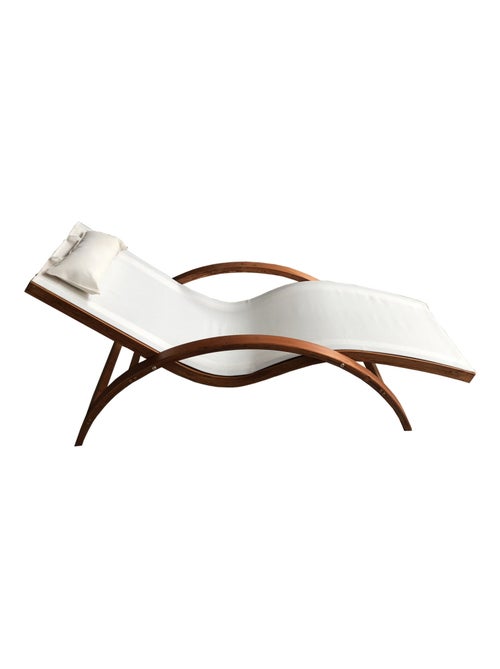 HAVANA Transat en bois beige - Kiabi