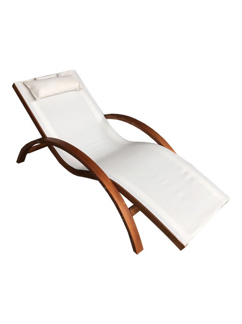 HAVANA Transat en bois beige - Kiabi