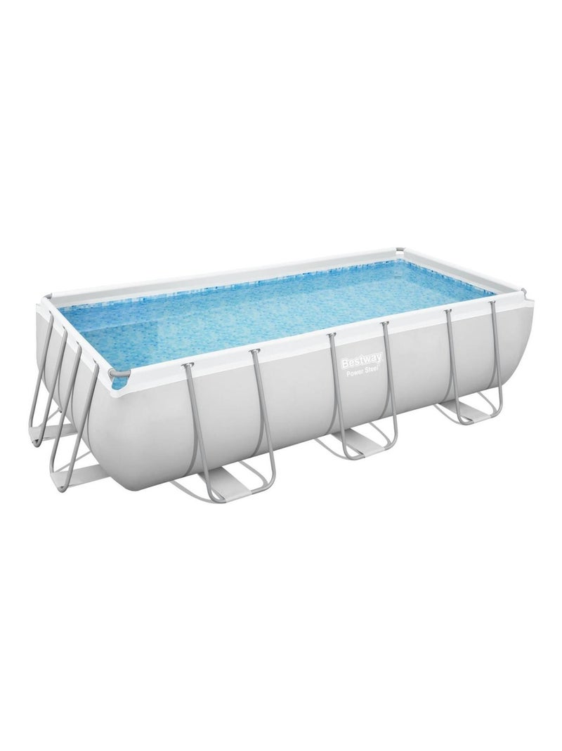 HAWI - Kit piscine rectangulaire hors sol 4,04 x 2,01 x 1 m Gris - Kiabi