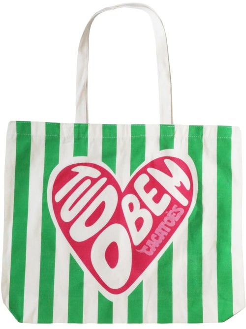 HEART - Tote Bag Vert - Kiabi