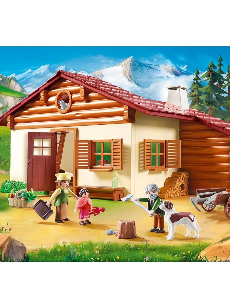 Heidi avec grand-père et chalet N/A - Kiabi