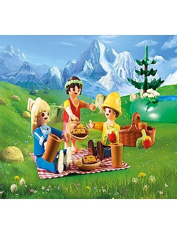 Heidi, Peter et Clara au lac de cristal