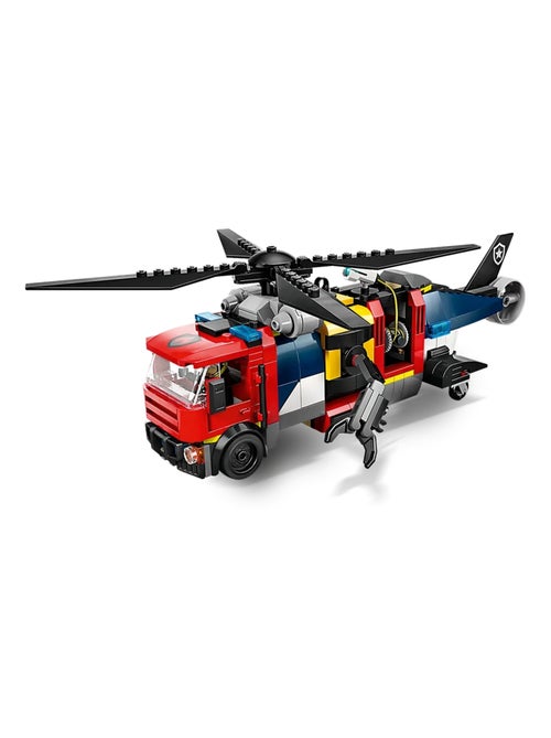 Hélicoptère camion de pompiers et sous-marin - Kiabi