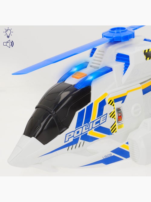 Hélicoptère de police teamsterz avec lumières et son - Kiabi