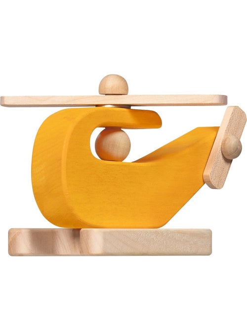 Hélicoptère en bois pour jouer - Kiabi