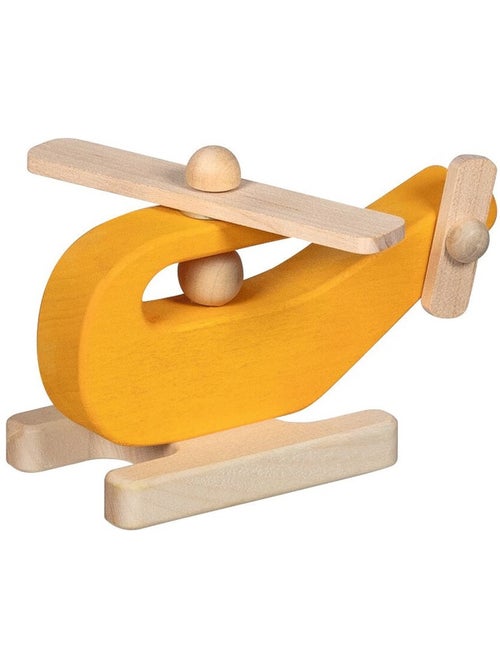 Hélicoptère en bois pour jouer - Kiabi