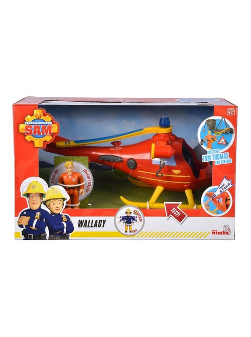 Hélicoptère Sam Wallaby avec figurine - Kiabi