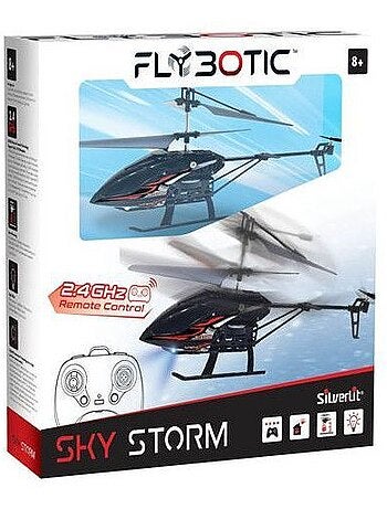 Hélicoptère télécommandé - silverlit - 54107 - 3 canaux - rouge - 8 ans et +
