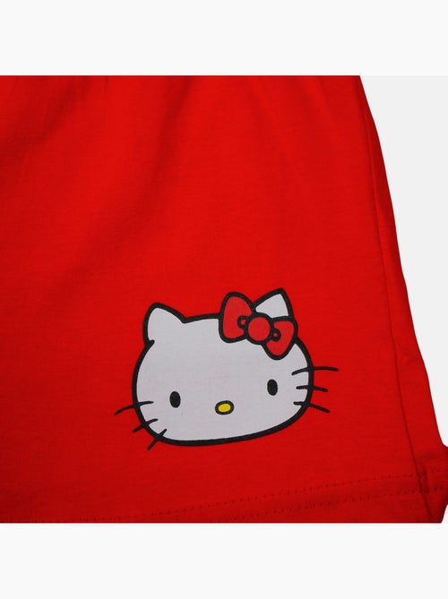 Hello Kitty - Ensemble tee shirt et short enfant fille - Kiabi