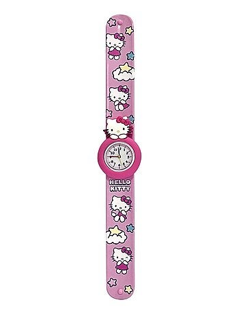 HELLO KITTY - Montre bracelet rose flexible - TAKE A GIFT