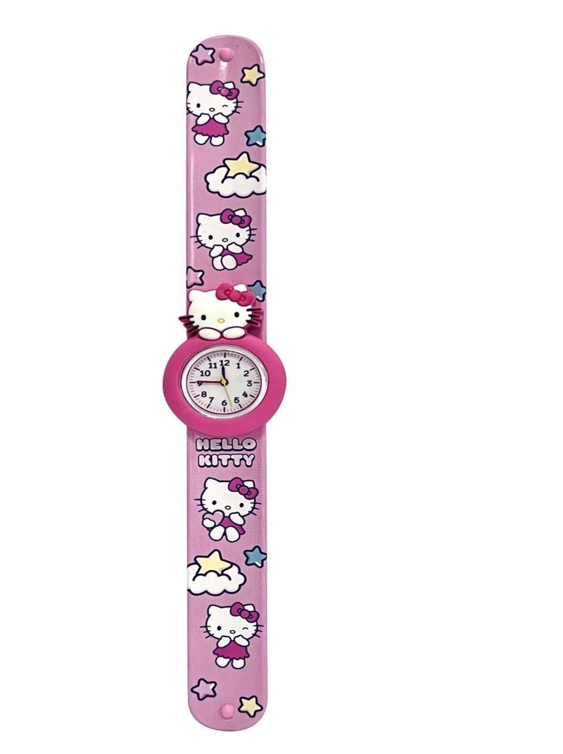 HELLO KITTY - Montre bracelet rose flexible - TAKE A GIFT Rose - Kiabi