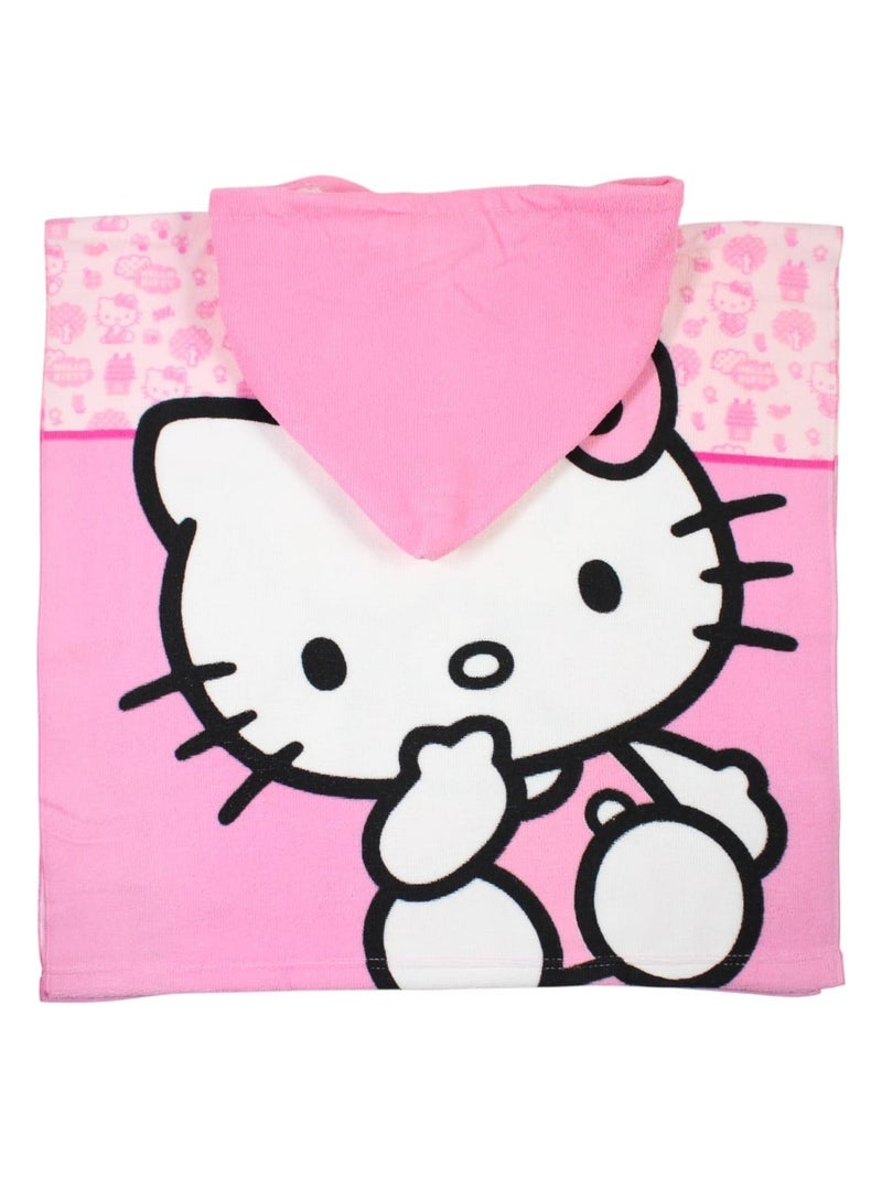 Hello Kitty - Poncho Fille Hello Kitty Rose - Kiabi