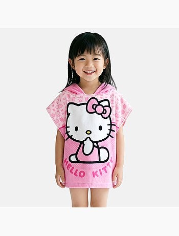 Hello Kitty - Poncho fille pour enfant à motif