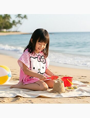 Hello Kitty - Poncho fille pour enfant à motif