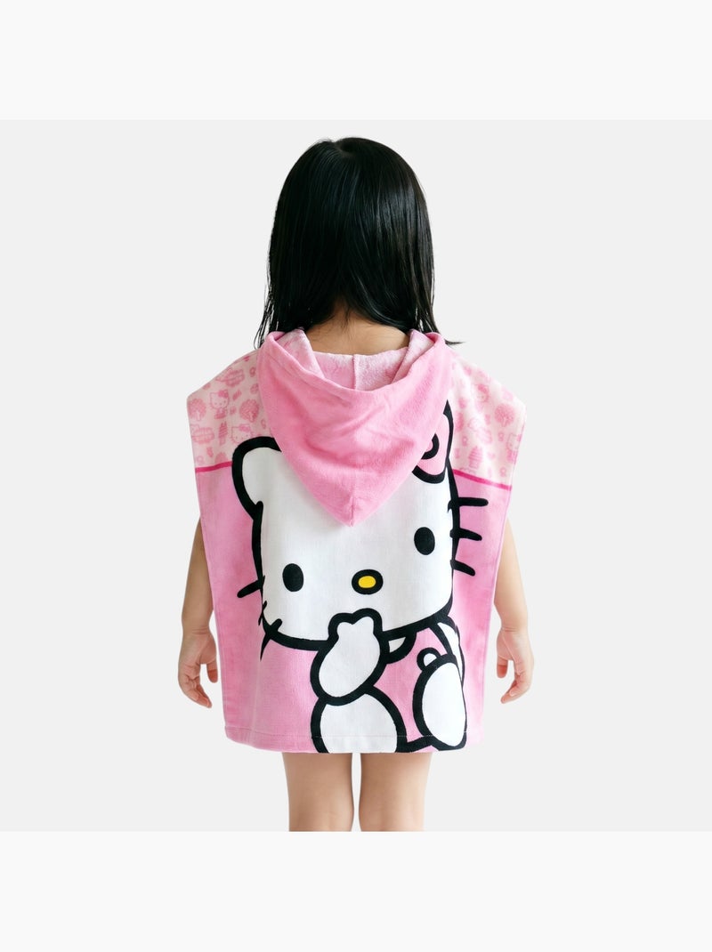 Hello Kitty - Poncho fille pour enfant à motif Rose - Kiabi