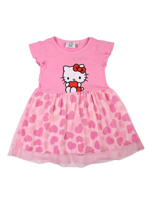 Hello Kitty - Robe imprimé Hello Kitty en coton - Kiabi