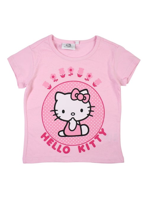 Hello Kitty - T-shirt imprimé Hello Kitty en coton - Kiabi