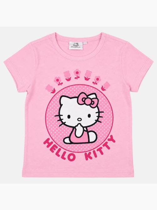 Hello kitty - t-shirt manches courtes imprimé, col rond - Kiabi Hello kitty - t-shirt manches courtes imprimé, col rond - Kiabi